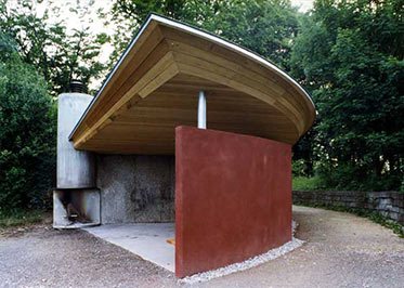 Pavillon mit Lärchenholz-Dach auf dem Üetliberg